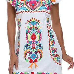 Venta de vestidos bordados mexicanos elegantes