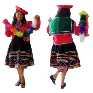 Traje típico peruano mujer